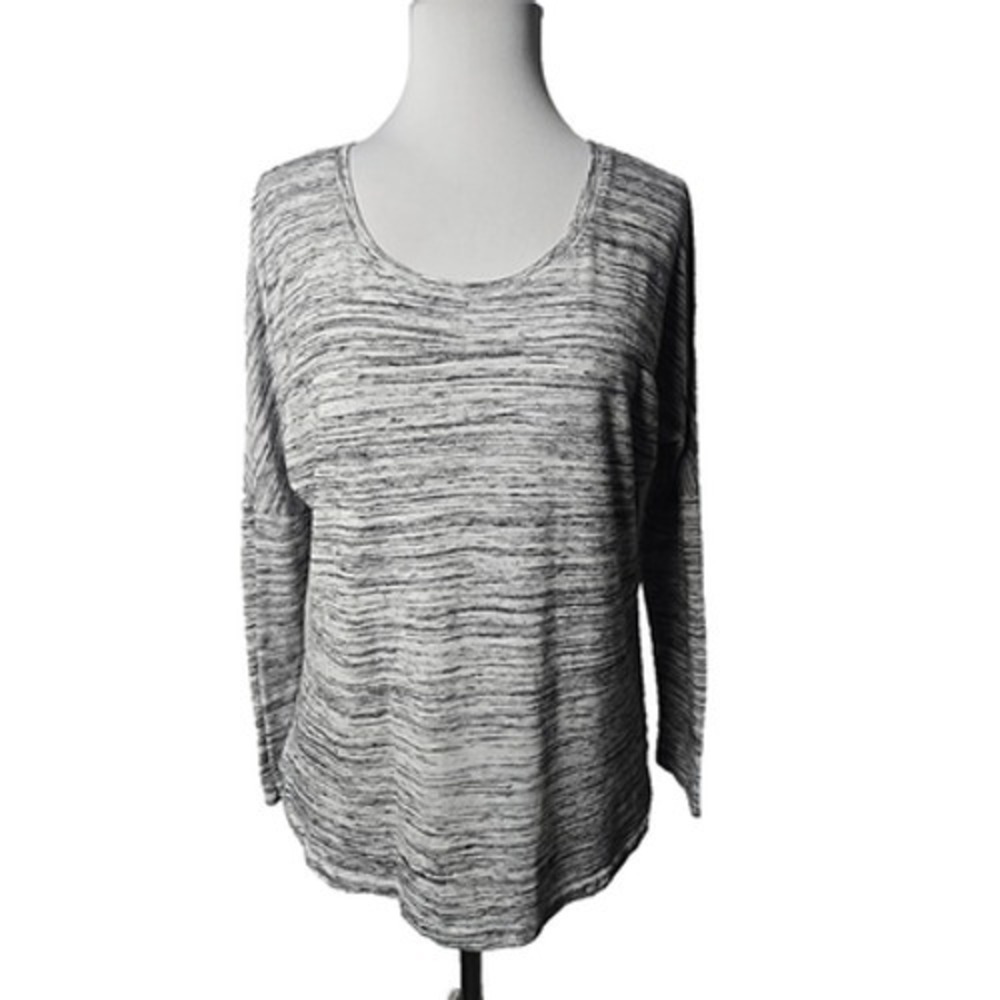 Cotton On Gray Heathered Scoop Neck T-shirt Size Small S